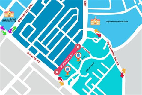 meralco avenue map|Meralco Avenue to be closed starting October 3 .